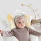 Frendorf | Bio-Baumwolle U-förmiges Baby-Kissen - Weiche & sichere Nackenstütze für Säuglinge, verstellbares Hugbuddy-Design für gemütlichen Schlaf