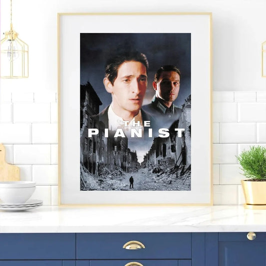 Movie The Pianist Poster Home Room Decor Livingroom Bedroom Aesthetic Art Wall Painting Stickers