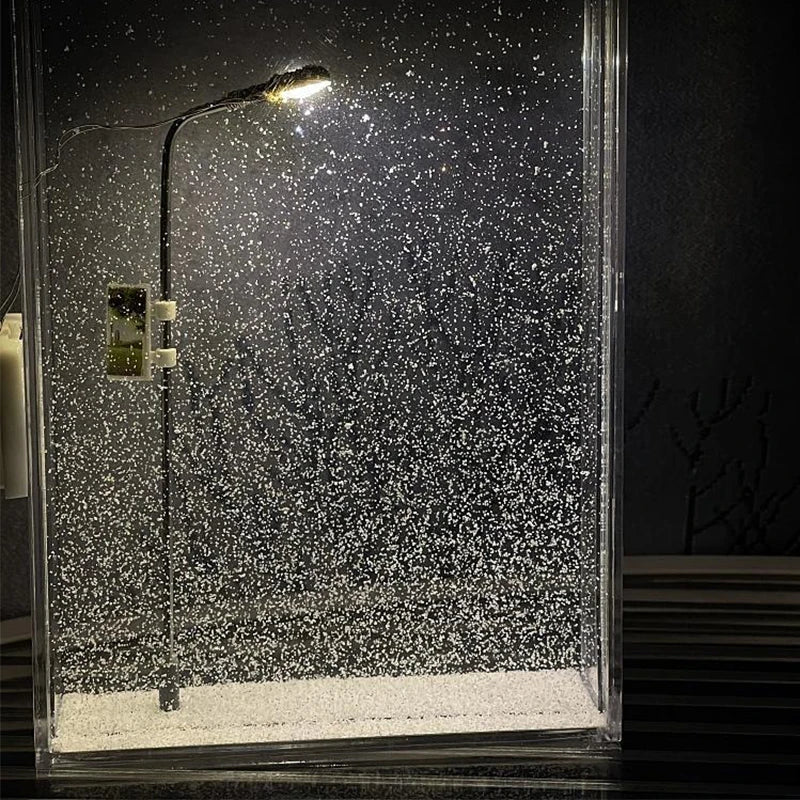 LED Straßenlampe Schneefall Effekt Dekor