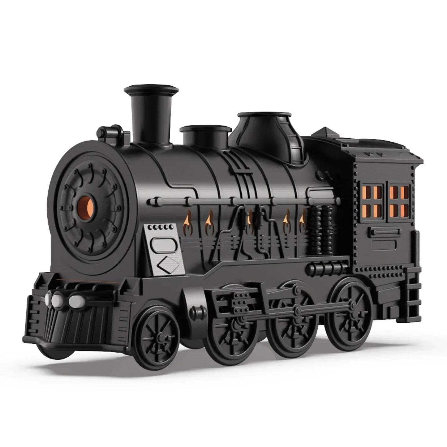 Frendorf | SteamAura Retro Train Öl-Diffuser & Luftbefeuchter | Ätherische Öle | Aromatherapie & Stimmungslicht | USB-Betrieb