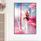 Modern Pink Aesthetics Wall Art Singer Nicki Mina HD Oil On Canvas Posters And Prints Home Bedroom Living Room Decor Gifts