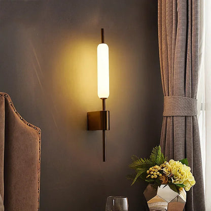 Frendorf | AuraGold – Elegante Gold Wandlampe für LED-Beleuchtung