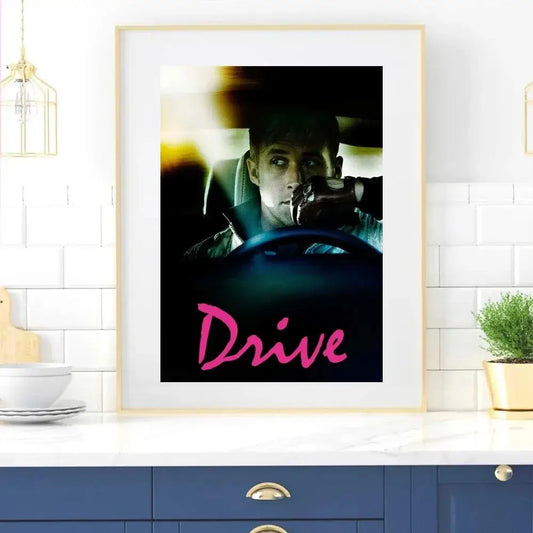Fahren Film Plakat Zuhause Zimmer Dekor Wohnzimmer Schlafzimmer Ästhetik Kunst Wandmalerei Aufkleber