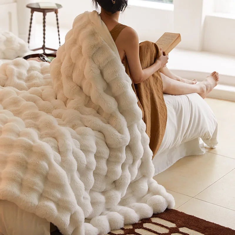 Frendorf | ChicWarmth Premium Kuscheldecke | Hochwertiger Plaid | Luxuriös & Warm für Zuhause