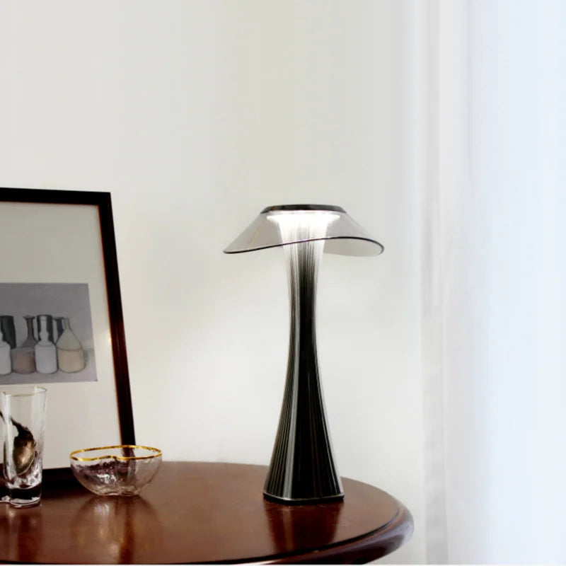 NEUE LED wiederaufladbare Tischlampe Berührungsdimmbar 3-Farben Lesebeleuchtung Schreibtischlampe Nachttischlampe
