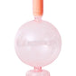 Pink Glass Taper Kerzenhalter