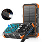 Frendorf | Neue 30000mAh Heavy Duty Schnell Solar QI Power Bank Mit Wireless Charging Für Android Samsung iPhones
