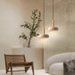 Frendorf | LED Hängeleuchte | Zeitloses Steindesign | Perfekt für Wohnzimmer- und Eingangsbeleuchtung