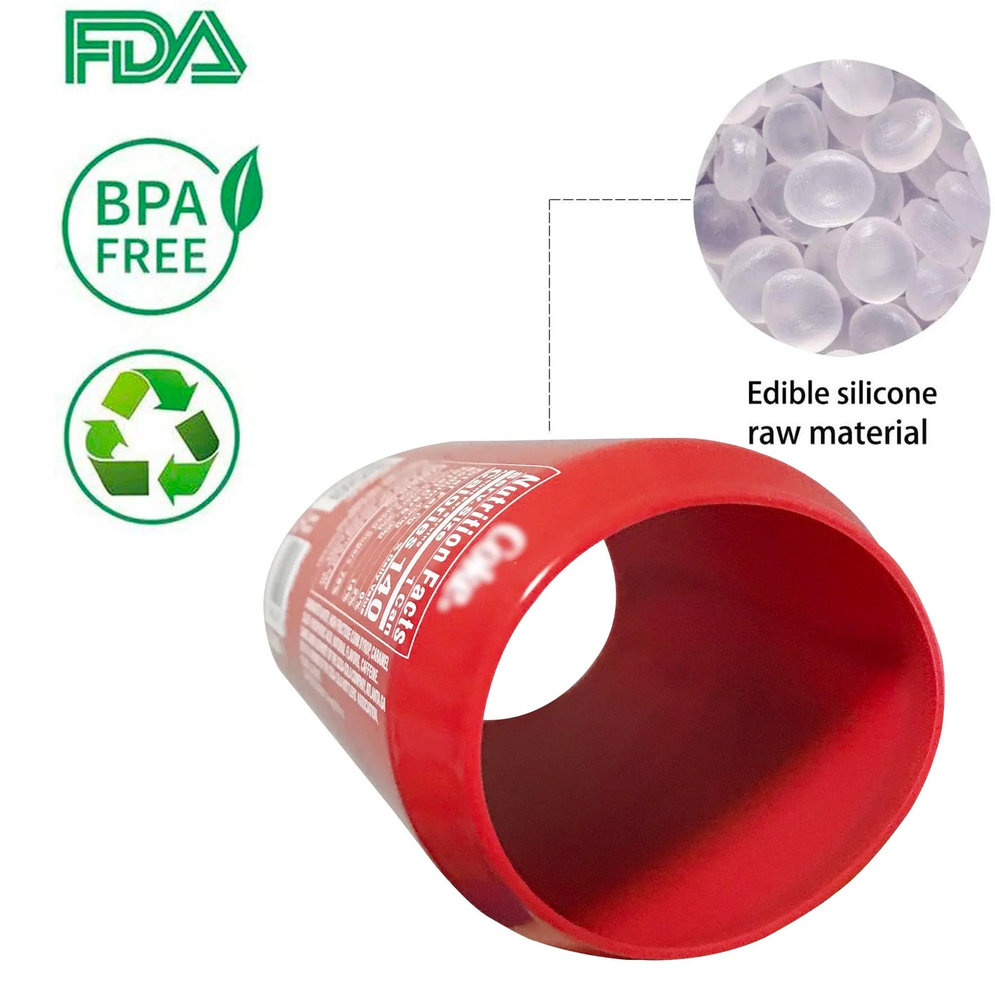 Silikon-Bierdosenabdeckung: Hide-a-Beer-Flaschenhülle für 330 ml bis 500 ml Dosen - Perfekt für Golf, Basketball, Park und Strand
