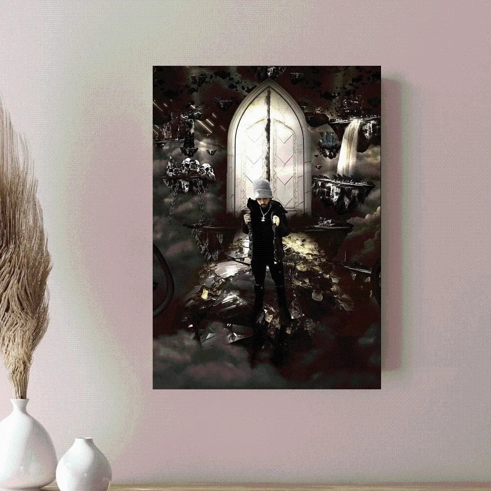 Rapper O-Odetari Poster Zuhause Büro Wand Schlafzimmer Wohnzimmer Küche Dekoration Malerei