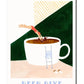 Guten Morgen Kaffee Leinwand Poster
