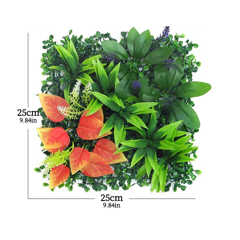 Frendorf | 25x25cm Kunstrasenpaneel – Üppiger grüner Rasen Hintergrund für Hochzeit, Hotel, Garten & Wohnkultur