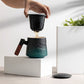 Keramische Teetasse mit Infuser und Deckel