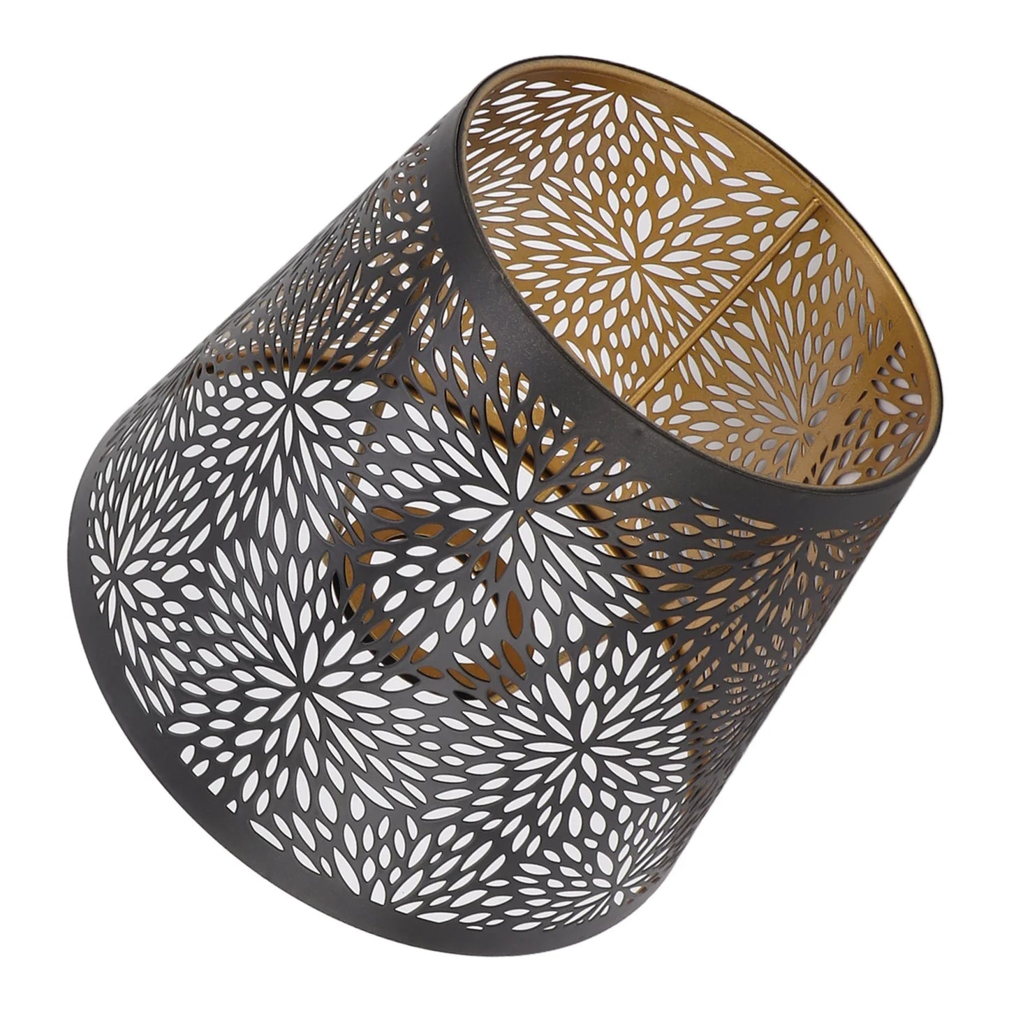 Metall-Lampenschirm mit Goldmuster