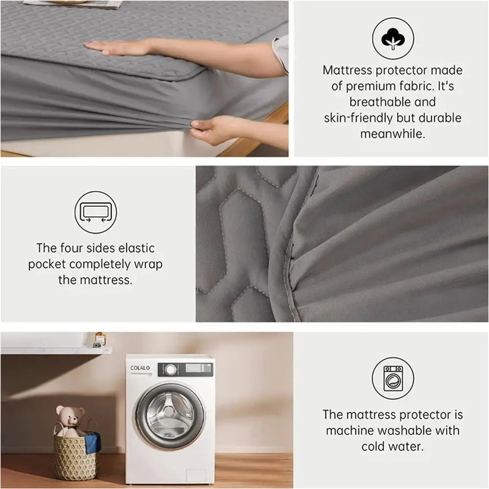 Frendorf | Wasserdicht Ultra-Soft Fitted Latex Matratzenauflage Bezug