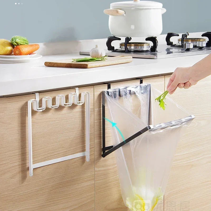 Frendorf | EasyClean Hängehalter | Faltbarer Müllbeutelhalter für Tür | Platzsparend & Hygienisch | Ideal für Küchen & Camping