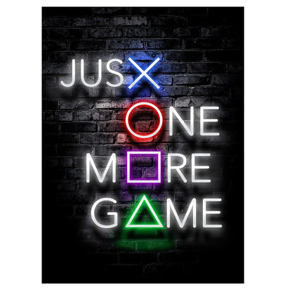Frendorf | GameVibe Exquisite Gaming Art Poster Leinwanddruck | Hochwertige Wandkunst | Dekoration für Gamer & Spielzimmer