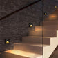 Moderne wasserdichte IP65 LED-Einbau-Wandlampe für Außenbeleuchtung - 3W eingebettete Stufen- & Treppenbalcony-Portalschlusslampe
