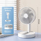 Frendorf | Breezio Faltventilator | 4 Stufen & Timer | Tragbar & USB | 90° Neigung
