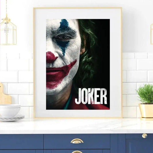 Hot J-Joker Filmplakat Wohnzimmer Dekoration Schlafzimmer Ästhetik Kunst Wandmalerei Aufkleber