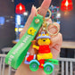 Anime Disney Schlüsselanhänger - Süßer Mickey Mouse, Minnie, Lilo und Stitch Cartoon Schlüsselring, Ornament und Autoanhänger, Perfekte Geschenke für Kinder