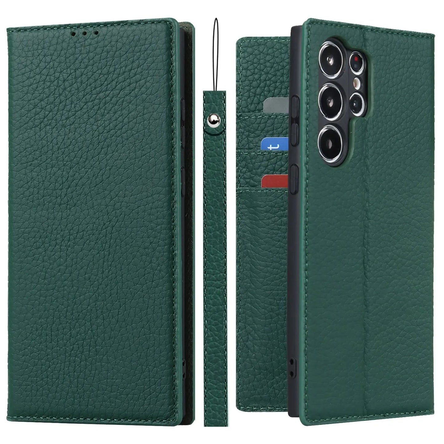 Frendorf |  Echtleder-Brieftaschenhülle für Samsung Galaxy S23 Ultra