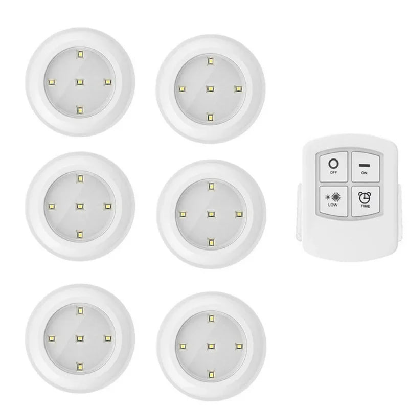 Dimmbare LED-Unterbauleuchte mit Touch- und Fernbedienung für Kleiderschrank, Weinkabinett, Küche