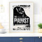 Movie The Pianist Poster Home Room Decor Livingroom Bedroom Aesthetic Art Wall Painting Stickers