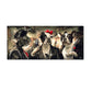 Lustiger Hund Singender Hip Hop Tier Poster Coole Musikband Leinwanddruck Malerei Nordische Wandkunst Bilder Wohnzimmer Hoom Dekor