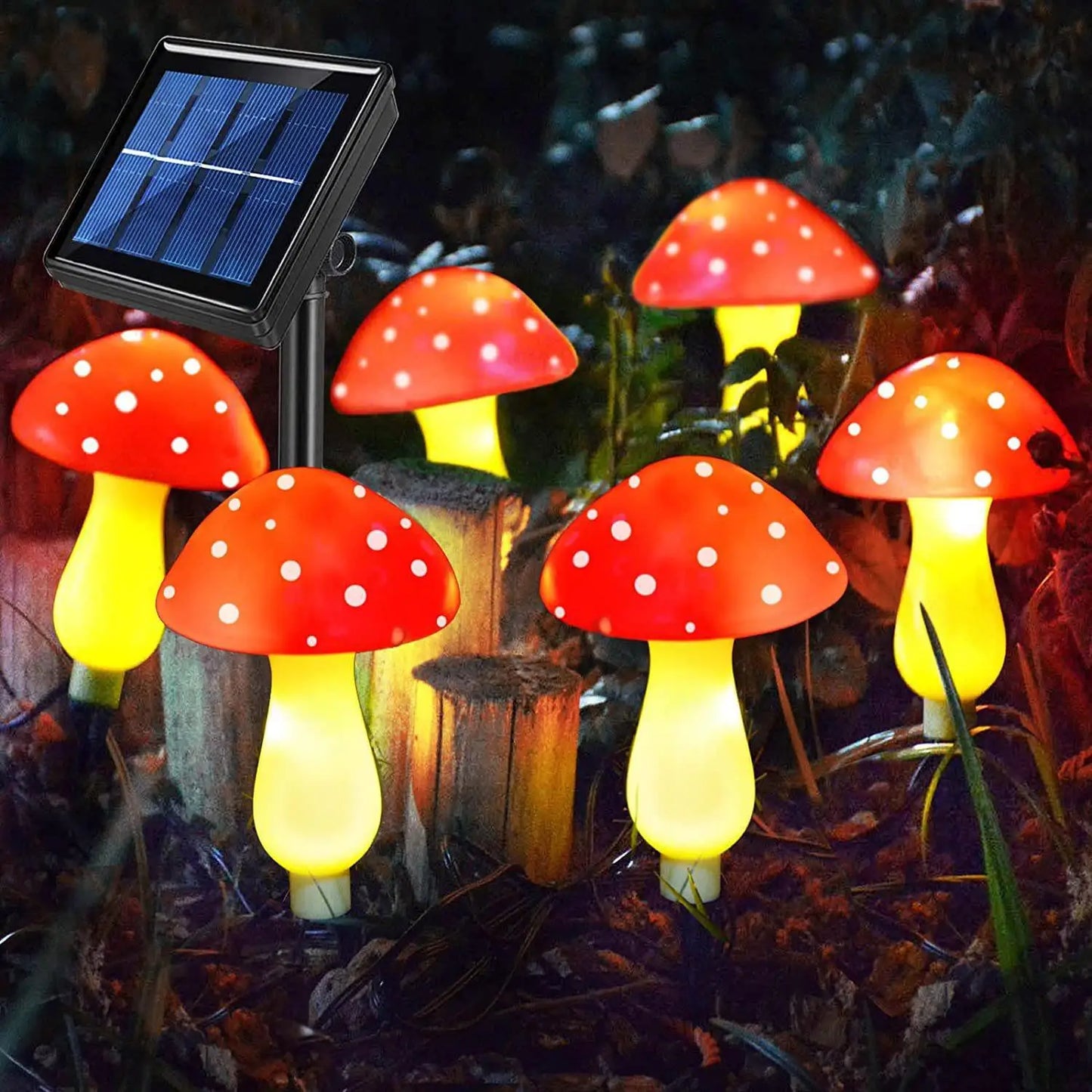 Frendorf | SolarShroom LED Gartenlampe | Solar Pilz Licht | Wasserdicht & Stimmungsvolle Beleuchtung | Deko für Garten & Weg