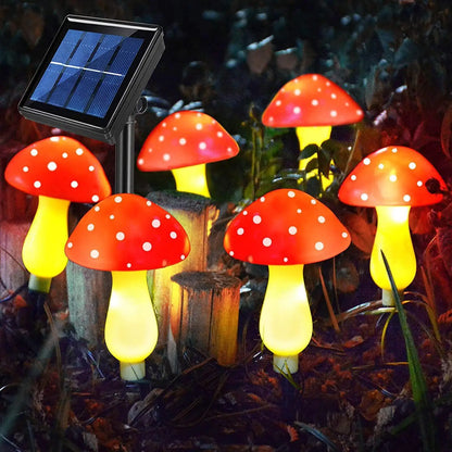 Frendorf | SolarShroom LED Gartenlampe | Solar Pilz Licht | Wasserdicht & Stimmungsvolle Beleuchtung | Deko für Garten & Weg