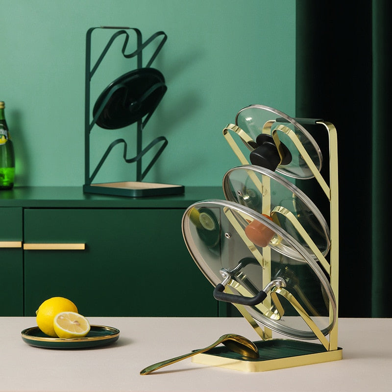 Frendorf | 3-Schicht Topfdeckelhalter Regal