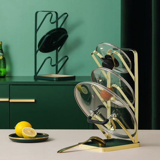 Frendorf | 3-Schicht Topfdeckelhalter Regal