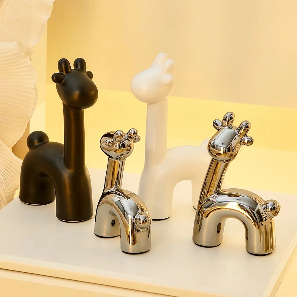 Nordic Abstract Reh Weihnachtsstatue
