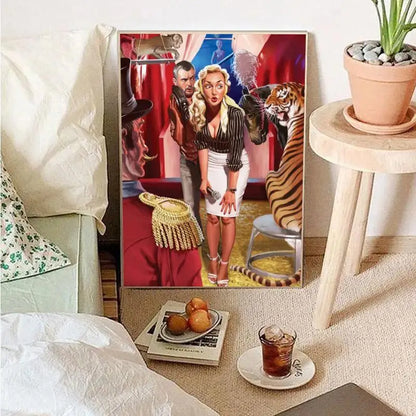 New Russian Shabby Chic Girls Poster Wall Art Home Decor Room Decor Digital Painting Living Room Restaurant Kitchen Art