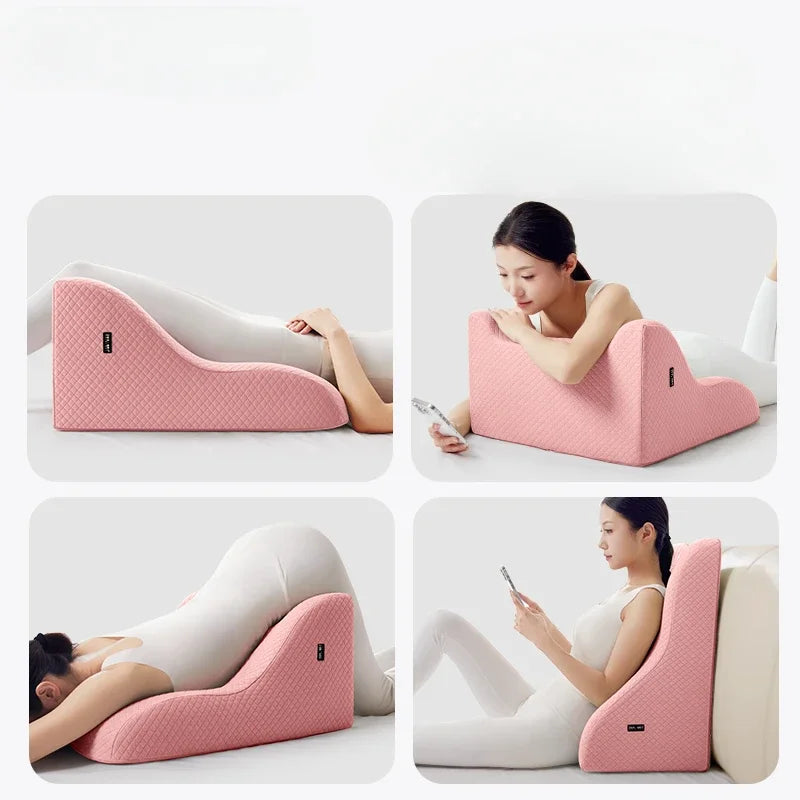 Frendorf | Multi-Winkel Wirbelsäulenstütze Memory Foam Ergonomisches Kissen