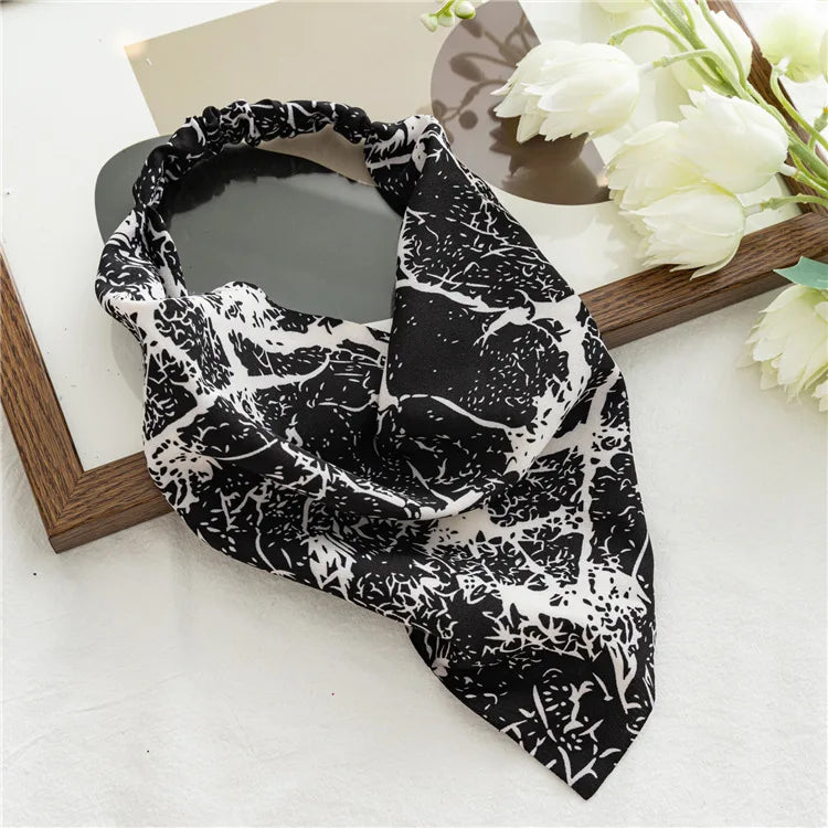 Frendorf | 2022 Sommer Vintage Blumen Bandana – Stylische Haaraccessoires für Frauen und Mädchen