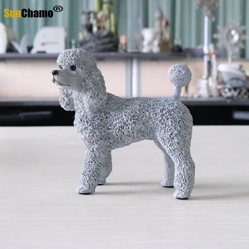 Mode Hund Modell Simulation Tier Kollektion Dekoration Handwerkskunst Figuren Miniaturen Wandbilder Zubehör Einrichtung Modelle