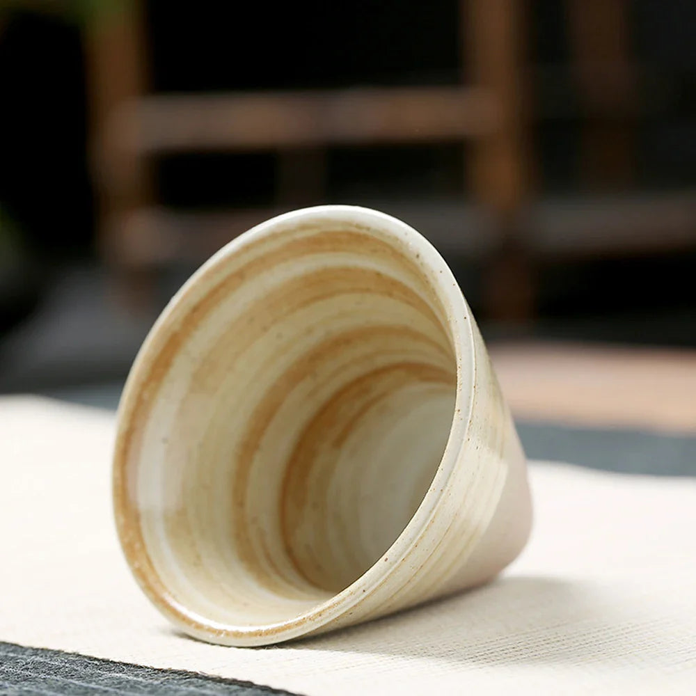 Japanische Kaffeetasse mit Untertasse, 1 Stück, Retro-Keramik-Teetasse, Becher, Latte, Espresso, Pull0, Blumen-Cappuccino, neue Keramiktasse, 100 ml/3,5 oz