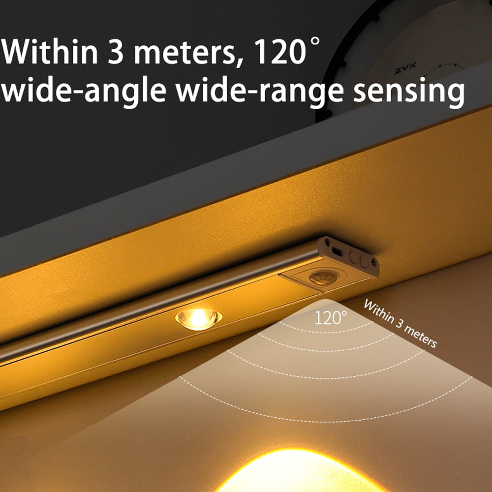 Frendorf | LumiShine Sensor Nachtlicht | Bewegungsmelder | Energiesparend | Kabelloses Design | 1+1 Aktion