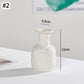 Minimalistische Keramik Blumenvase