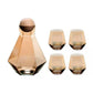 Frendorf | CrystalServe Diamond Design Trinkglas-Set (5-teilig) | Luxuriöses Glasdesign für stilvolle Getränke