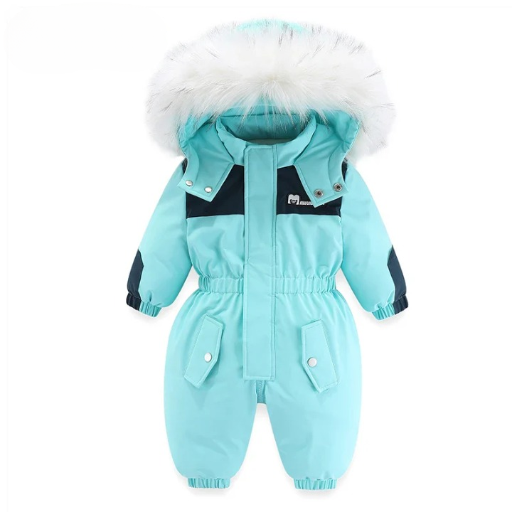 Frendorf Baby-Winteroverall Mila | 3-lagig, Wasserdicht und Gefüttert für maximalen Kälteschutz (75-115cm)