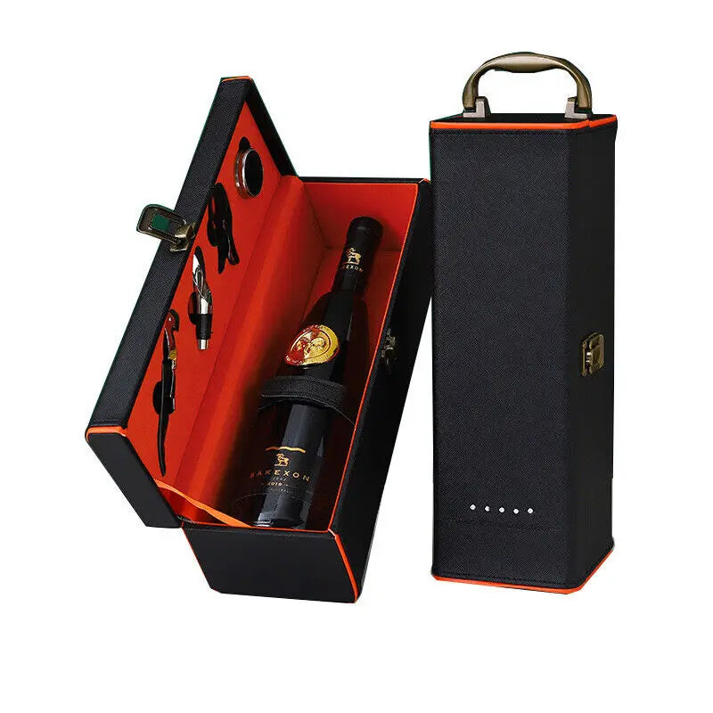 Luxe Weinkoffer - Stilvolle Aufbewahrung für Wein und Zubehör