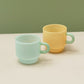 2-colored glass mug