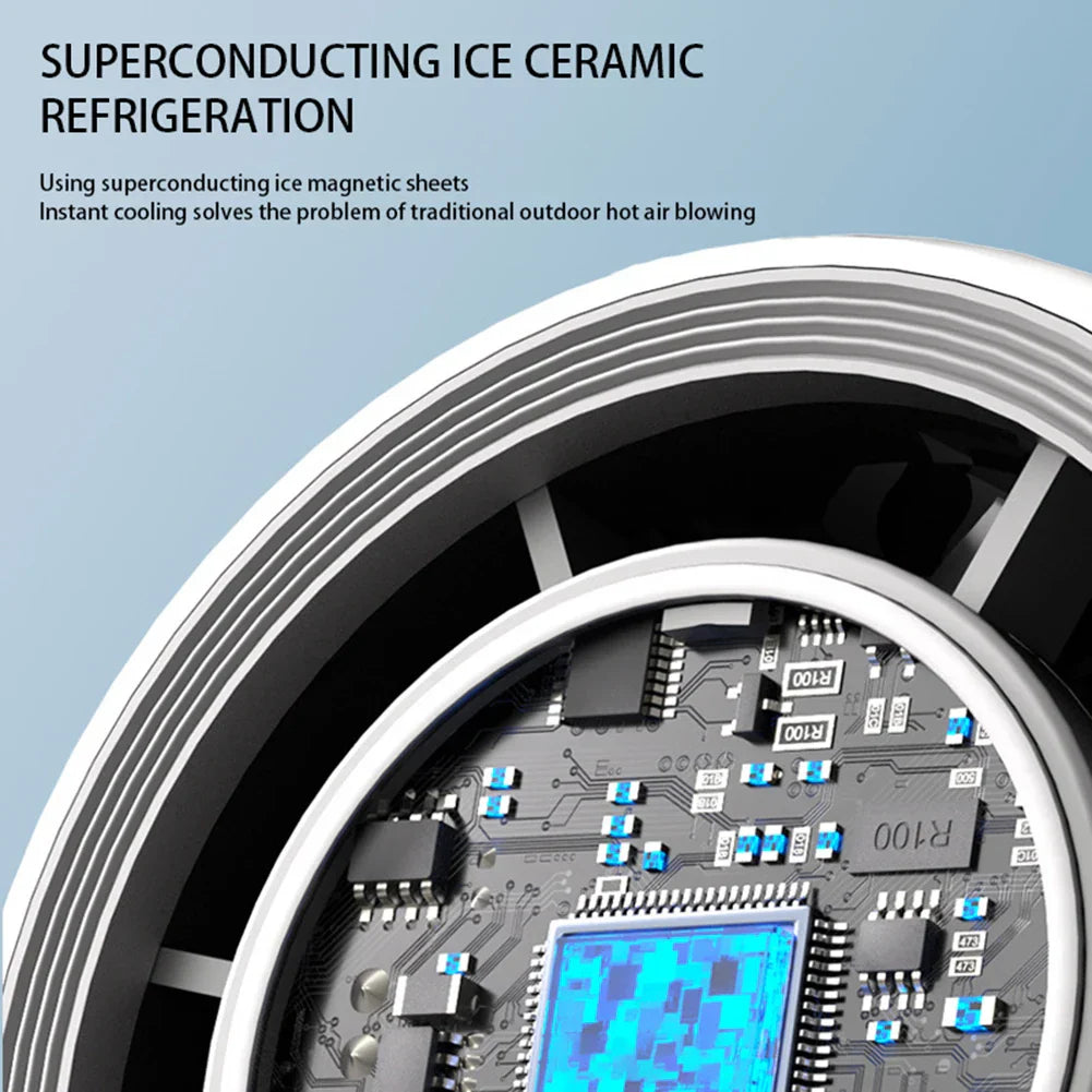 Frendorf | BreezeMax | Mini-Turboventilator | 100 Windstufen | Faltbar & Leistungsstark