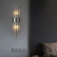 Elegante LED-Wandleuchte in Gold