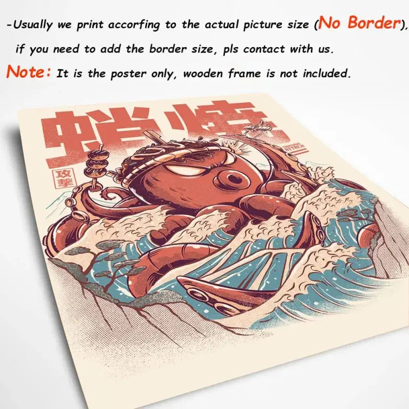 Japanische Lebensmittel Nudeln Moderne Küche Poster Dekoration Getränke Ramen Cartoon Leinwandmalerei Retro Bar Wandkunst Druck Bilder