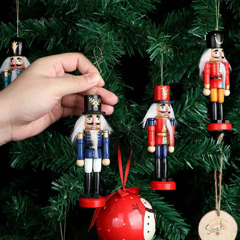 Mini-Nussknacker Holzfiguren