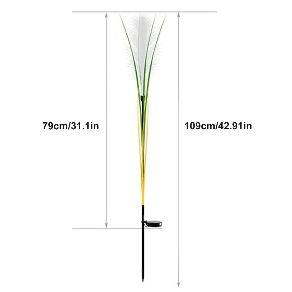 Solar Reed Wasserdichte Faser Patio Lichter